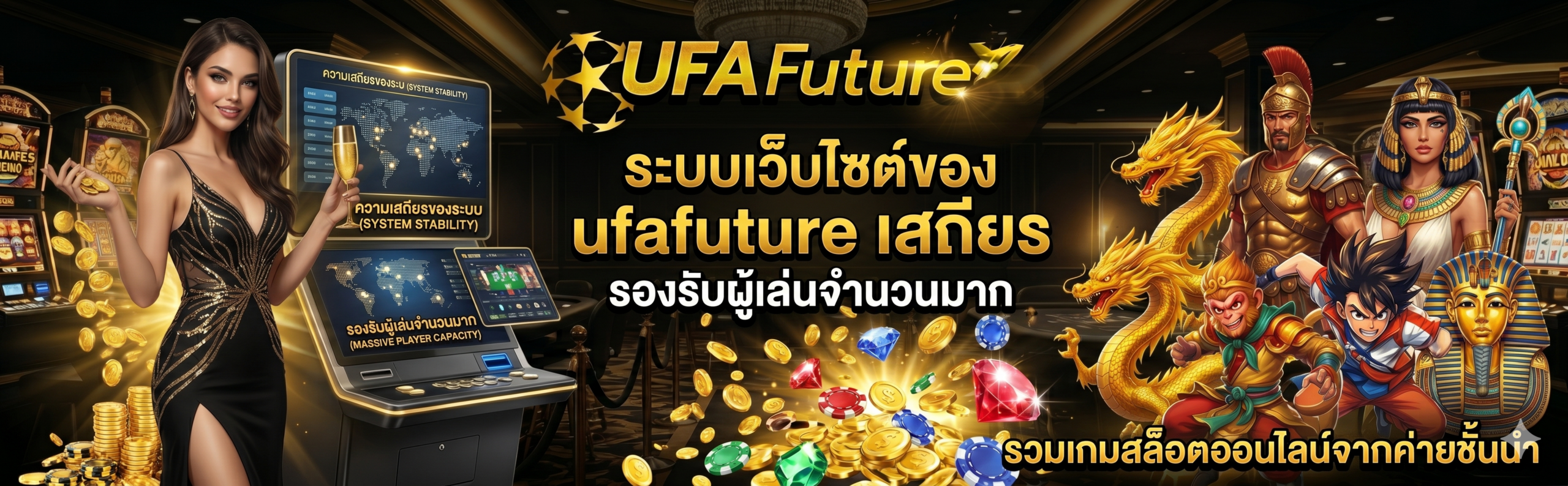 ระบบเว็บไซต์ของ ufafuture เสถียร รองรับผู้เล่นจำนวนมาก ​